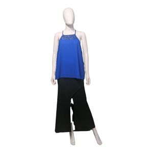 Charlotte Russe Racerback Top Blue XL